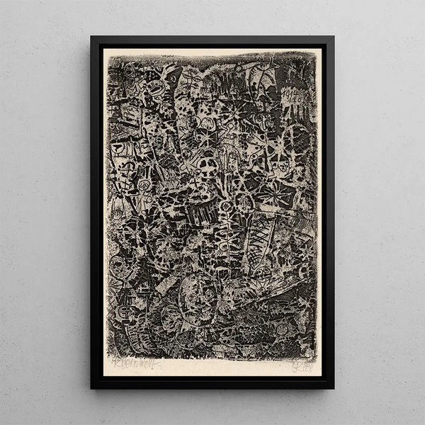 Mały świat - Paul Klee — oprawiony obraz na ścianie