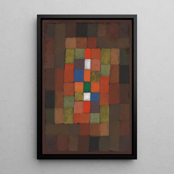Gradation statyczno-dynamiczny - Paul Klee — oprawiony obraz na ścianie