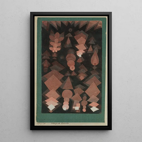 Owoców wiszących - Paul Klee — oprawiony obraz na ścianie