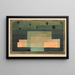 Niebo nad świątynią - Paul Klee — oprawiony obraz na ścianie