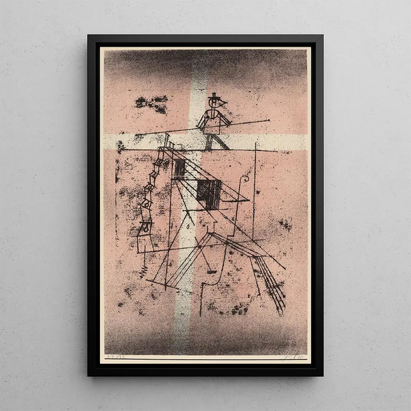Le funambule - Paul Klee — oprawiony obraz na ścianie