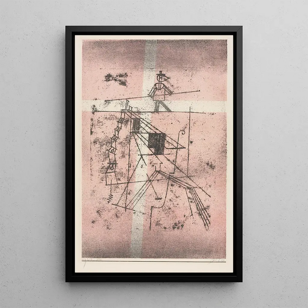 Funambule - Paul Klee — oprawiony obraz na ścianie