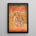 Kultury drzewa - Paul Klee — oprawiony obraz na ścianie
