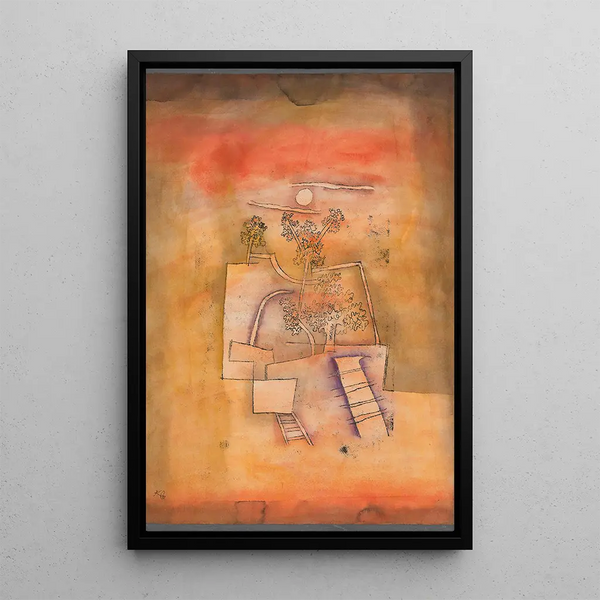 Kultury drzewa - Paul Klee — oprawiony obraz na ścianie