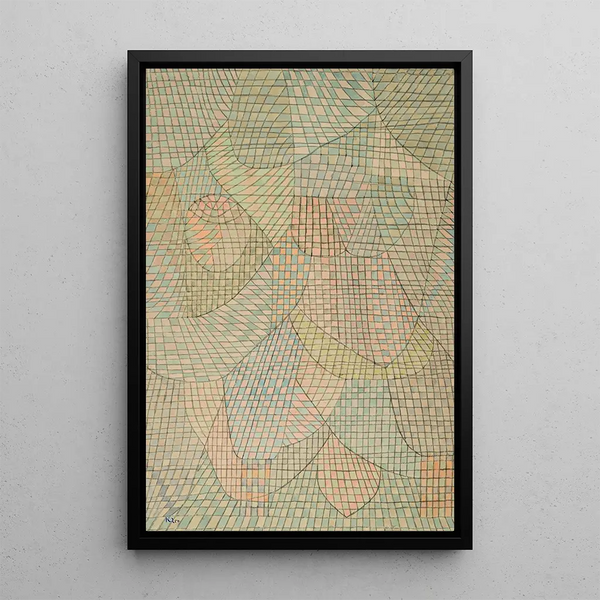 Voilé - Paul Klee — oprawiony obraz na ścianie