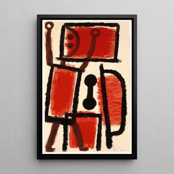 Seryjny - Paul Klee — oprawiony obraz na ścianie