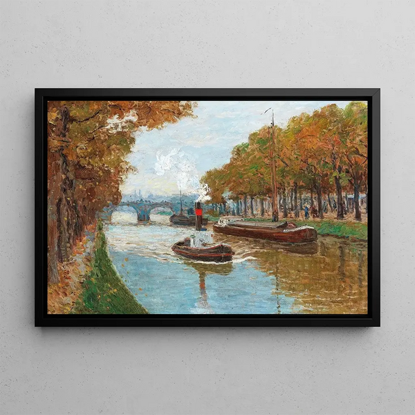 Paul Kutscha - A Canal in Autumn.webp
