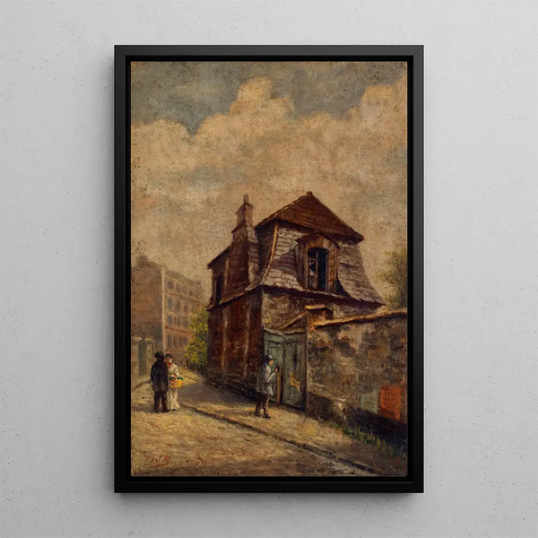Le Pavillon de chasse de M. de Jullienne, ruelle des Gobelins - Paul Martellière — oprawiony obraz na ścianie