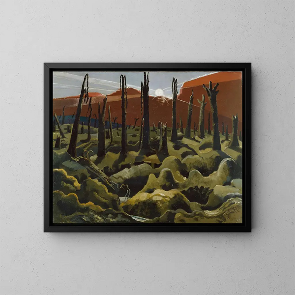 Tworzymy nowy świat - Paul Nash — oprawiony obraz na ścianie