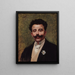 Portret Félicien Champsaur 1859-1934 pisarz - Paul San — oprawiony obraz na ścianie