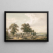 Approaching Rochester and the Medway - Paul Sandby — oprawiony obraz na ścianie