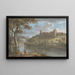 Château de Bothwell od południa - Paul Sandby — oprawiony obraz na ścianie