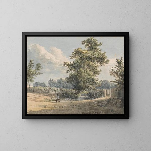 L'końcówka Brook, Essex - Paul Sandby — oprawiony obraz na ścianie