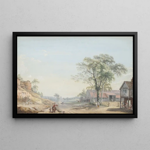 Midi - Paul Sandby — oprawiony obraz na ścianie