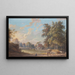 Scena w Worcestershire - Paul Sandby — oprawiony obraz na ścianie