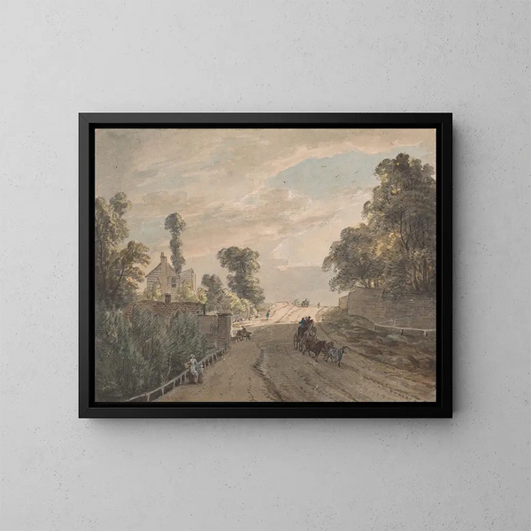 Le péage de Bayswater - Paul Sandby — oprawiony obraz na ścianie