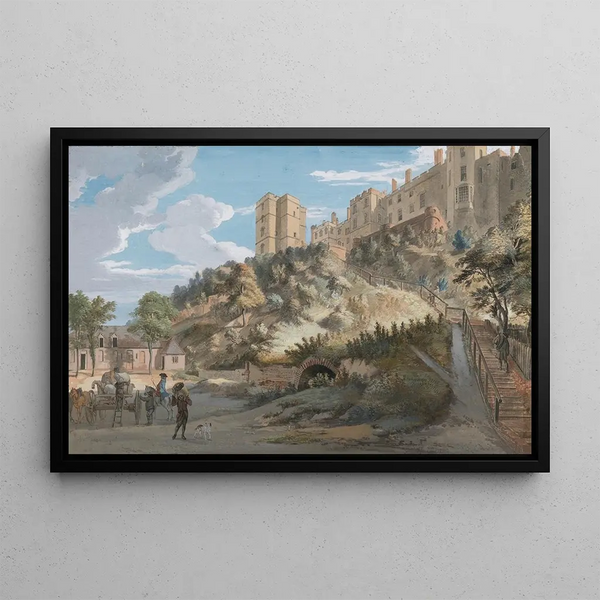 Paul Sandby - The Hundred Steps and Winchester Tower Windsor Castle Berkshire.webp