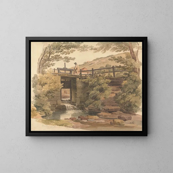 La vanne près de Slough - Paul Sandby Munn — oprawiony obraz na ścianie