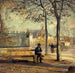 Le Quai de l'Hôtel de Ville vu de l'île de la Cité - Paul Schaan — widok dzieła