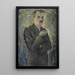 Autoportrait - Paul Schmidtbauer — oprawiony obraz na ścianie