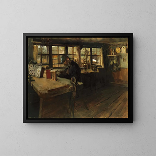 L'atelier des horlogers - Paul Segisser — oprawiony obraz na ścianie
