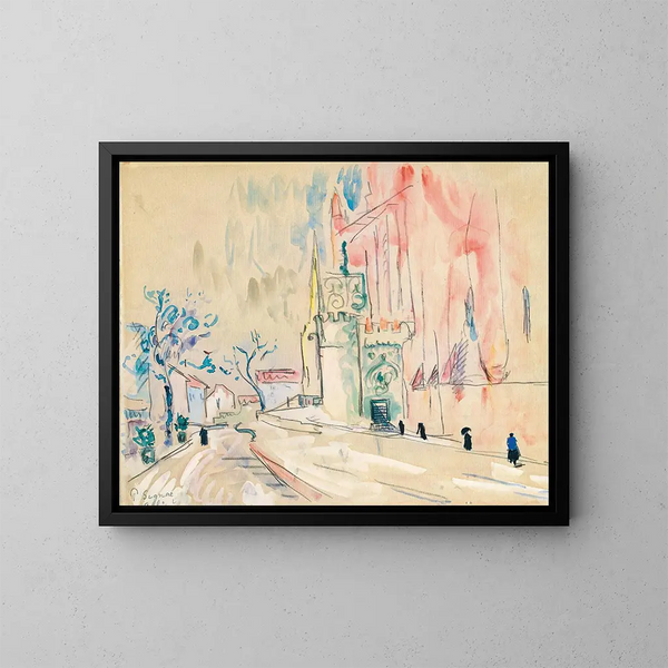 Albi - Paul Signac — oprawiony obraz na ścianie