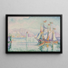 Antibes, poranek - Paul Signac — oprawiony obraz na ścianie