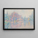 Auxerre, la rivière - Paul Signac — oprawiony obraz na ścianie