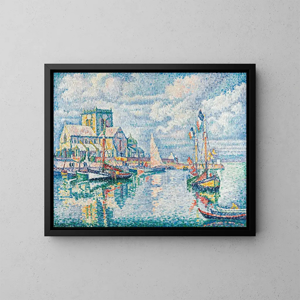 Barfleur - Paul Signac — oprawiony obraz na ścianie