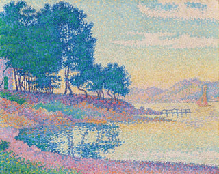 Calanque des Canoubiers, Pointe de Bamer, Saint-Tropez - Paul Signac — widok dzieła