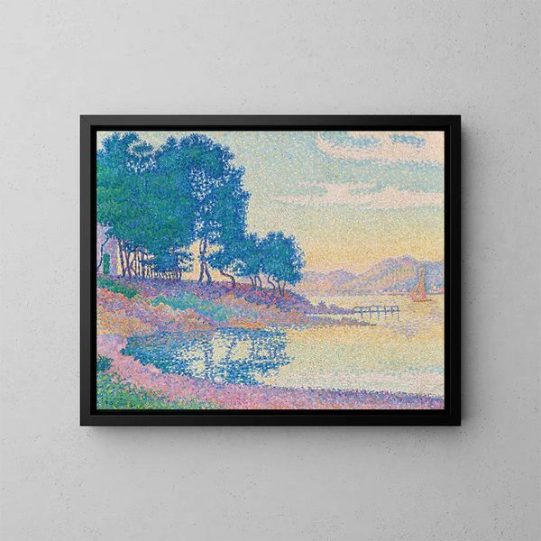 Calanque des Canoubiers, Pointe de Bamer, Saint-Tropez - Paul Signac — oprawiony obraz na ścianie