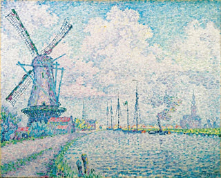 Kanał Overschie - Paul Signac — widok dzieła