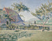 Le Château dans la prairie - Paul Signac — widok dzieła