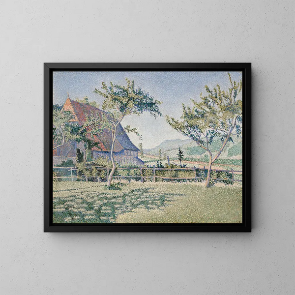 Le Château dans la prairie - Paul Signac — oprawiony obraz na ścianie