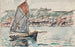 Żaglowiec zdobywca - Paul Signac — widok dzieła