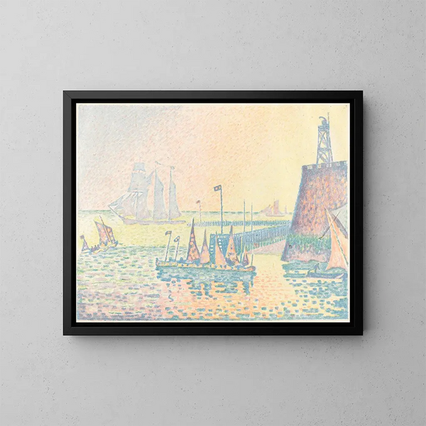 Wieczór - Paul Signac — oprawiony obraz na ścianie