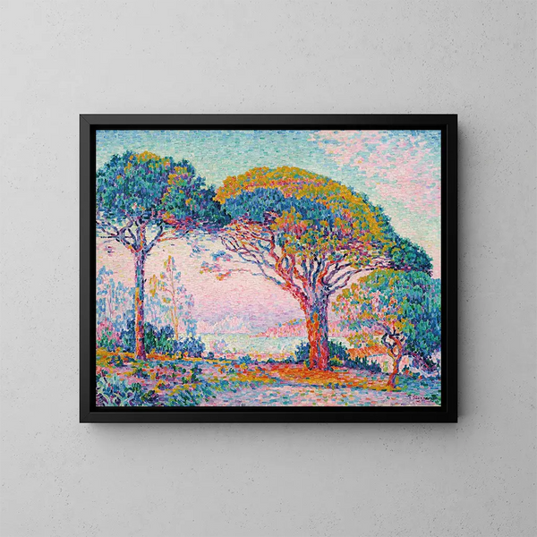 La Baie de Saint-Tropez - Paul Signac — oprawiony obraz na ścianie
