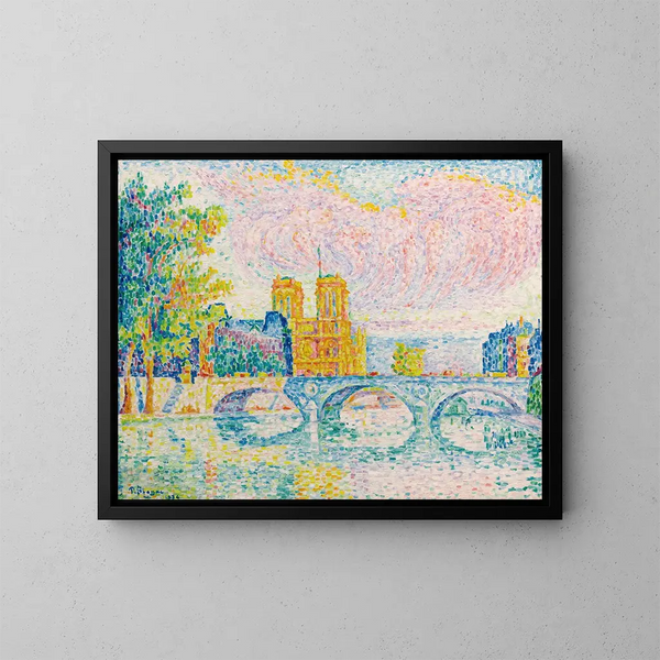 La Cité Paris - Paul Signac — oprawiony obraz na ścianie