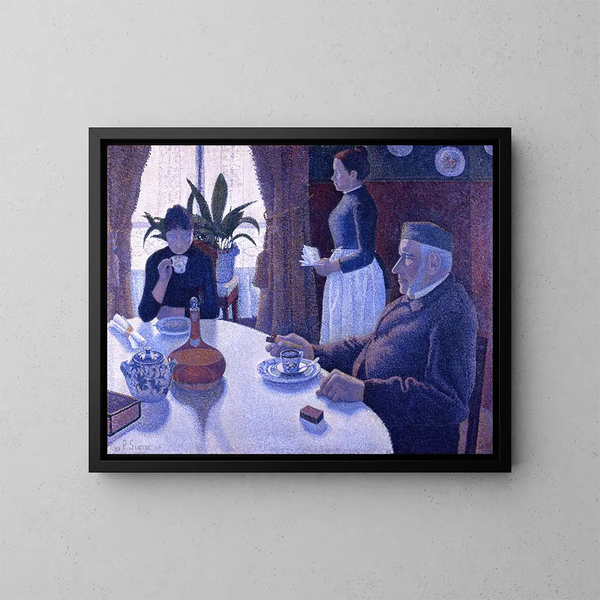 Sala jadalna - Paul Signac — oprawiony obraz na ścianie