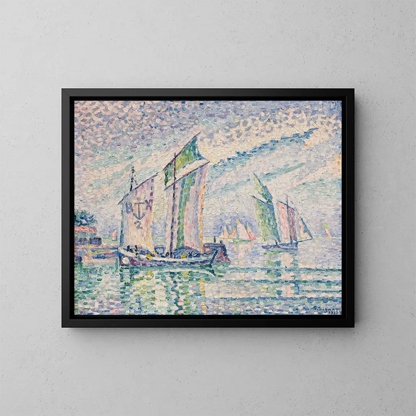 Le Chenal de La Rochelle - Paul Signac — oprawiony obraz na ścianie