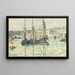 Le Trieux - Paul Signac — oprawiony obraz na ścianie