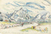 Widok na Alpilles z Saint-Rémy-de-Provence - Paul Signac — widok dzieła