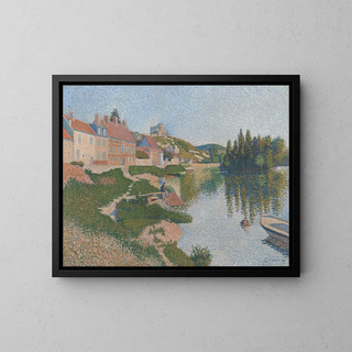 Les Andelys - Paul Signac — oprawiony obraz na ścianie