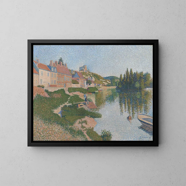 Les Andelys - Paul Signac — oprawiony obraz na ścianie