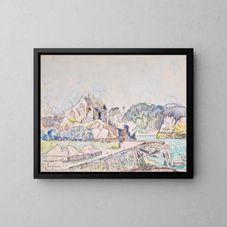 Lézardrieux - Paul Signac — oprawiony obraz na ścianie
