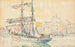 Marseille, żaglowiec - Paul Signac — widok dzieła