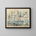 Marseille - Paul Signac — oprawiony obraz na ścianie