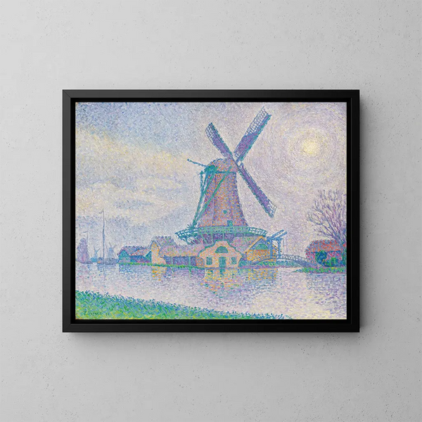 Moulin d'Edam - Paul Signac — oprawiony obraz na ścianie