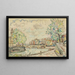 Paris, most Louis-Philippe - Paul Signac — oprawiony obraz na ścianie