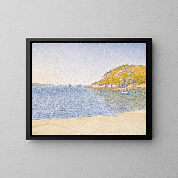 Port de Saint-Cast - Paul Signac — oprawiony obraz na ścianie